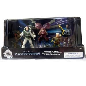Disney Pixar Lightyear Figure Playset Buzz Lightyear Sox Zurg Figures NEW Sealed